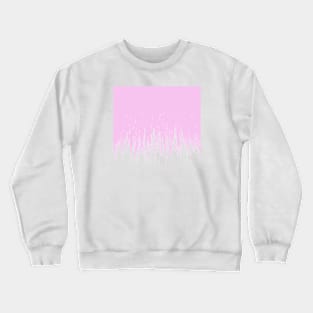 Concrete Fringe Blush Crewneck Sweatshirt